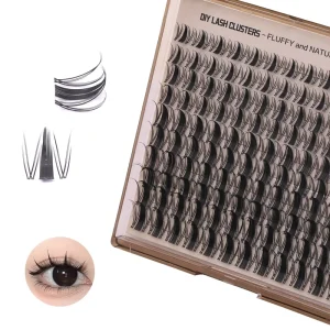 Manga DIY Cluster Lashes in Stock D Curl 10-18mm MIX Length Very Soft Wearing Customize Your Lash Look