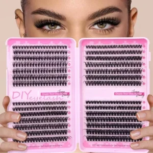 Manga Lashes Natural Fox Eye False Eyelash Clusters Segmented Anime Lashes C Curl Thick Mink Lashes