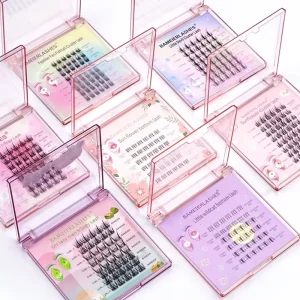 Manga Lower Lash Clusters Natural Individual Bottom False Eyelashes Soft Lightweight Anime Silk