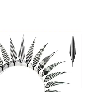 Manga Wet Look DIY Wispy Anime Lash Tray Anime Tower Eyelashes Faux Mink Doll Lashes