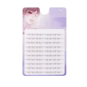 Manufacturer Lizi D21 3D DIY Individual Cluster Spiky Wispy Ultra Soft Lightweight Synthetic Real Look 10 Eyelashes