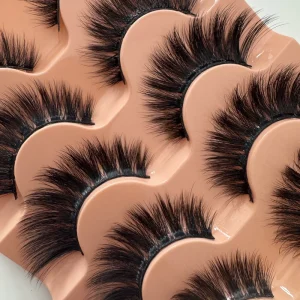 Manufacturing Vendors Private Label Natual 3d Style Full Strip Lashes