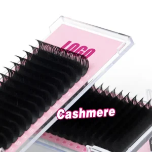 Matte Black 0.03 0.05 0.07mm Lash Extensions Soft Darker Velvet Cashmere Eyelash Extension Supplies Lash Trays