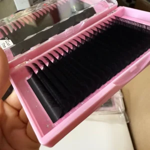 Matte Black Cruelty Free 0.03 0.15mm 8 20mm Length C D CC L Curl Classic Volume Lash Extensions Cashmere Easy Fan Cluster Lashes