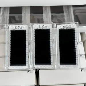 Matte Black Lash Trays Velvet Cashmere Lash Extensions 0.03 0.05 0.07 c Cc d Dd LB Individual Eyelash Extensions