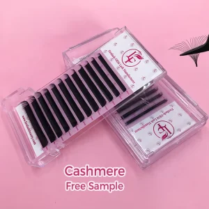 Matte Black Lashes Custom Your Logo Individual Eyelash Extension Russian Volume Classic Eyelash Extensions