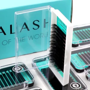 Matte Black Vavalash Handmade Cashmere Lashes Custom logo Eyelash Extension
