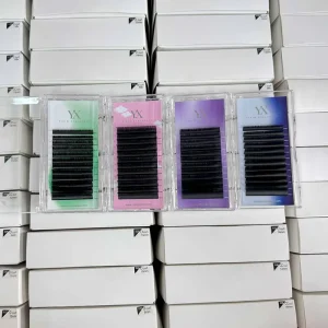 Matte Professional Individual Lashes Supplies Lash Extension Trays 0.03 0.05 0.07 Russian Volume Eyelash Extensions