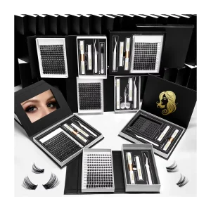 Medylashes Lash Ribbon Customized Volume Hand Made Fan Eyelashes Individual3D Faux Mink Cluster Eyelash Cluster Lashes Kit