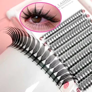 Meecil Private Label Natural Style Cashmere Classic Volume Extension Supplies Faux Mink Matte Individual Flat Lashes