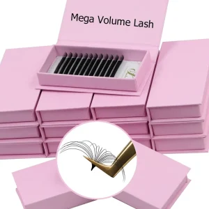 Mega Volume Lash Fan Eyelash Extension 0.03 0.05 0.07 Silk Lash Extension C CC D DD Curl Eyelash Extension