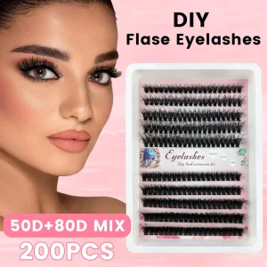 Messy Style Mixed False Eyelashes Large Bowl Base Frizzy & Segmented Factory Direct Supply