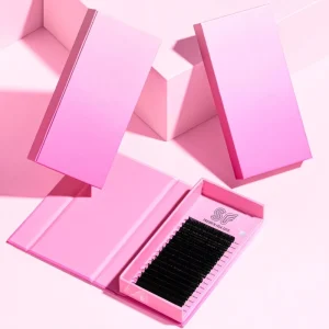 Mink Cashmere Lash Extensions Private Label Dark Lash Trays Silk Eyelash Extensions