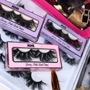 Mink Eyelash Fluffy 20mm 3d Mink Lashes 3d Faux Vegan Mink Eyelashes Look Like Eyelash Extensions Spike Lashes