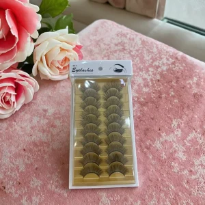 Mink Eyelash Strips Handmade Private Label False Lashes Custom Packaging Mix Lengths 0.07MM Thickness Black
