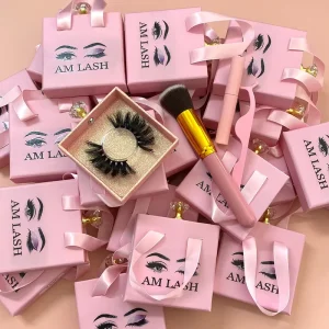 Mink Eyelash Vendor Mink 3D Lashes Eyelash Private Label False Eyelashes & Tools