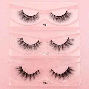 Mink Eyelashes 3D Mink Lashes Thick HandMade Full Strip Lashes Cruelty Free Mink Lashes False Eyelashes Makeup M56