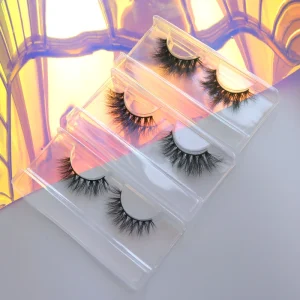 Mink Eyelashes for Strip 3d Mink Lashes Factory Price Custom Packaging l 3D Fluffy Wispy Mink Eyelashes