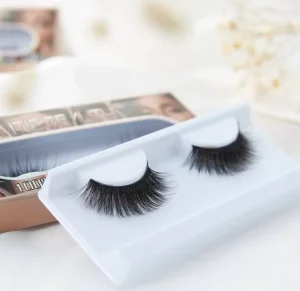 Mink Fur False Eyelashes 5D Wispy Lashes 10 Pairs Soft and Fluffy 10D Pack Fake Eyest for Makeup