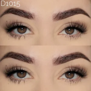 Mink Half Lashes Cat Eye Makeup Lashes 3D Mink Half False Eyelashes Natural Half Lashes D1015