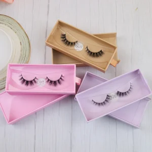 Mink Lahes 12mm Eyelashes Faux Mink Lashes Soft 3D Mink Invisible Strip Eyelashes