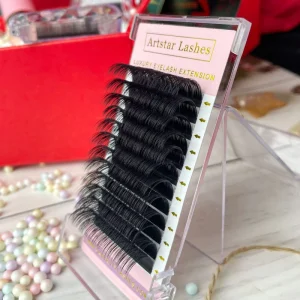 Mink Lash Tray Vendor Individual Eyelash Extensions 0.05 D Curl 25 Mm Individual Volume Lash Extension