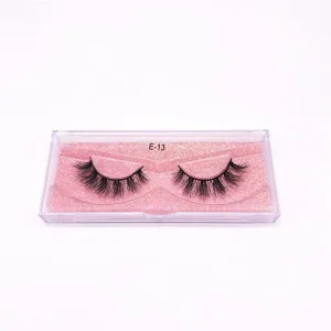 Mink Lashes 3D Mink Eyelashes 100% Cruelty Free Handmade Reusable Natural Eyelashes Wispies False Lashes Makeup E13