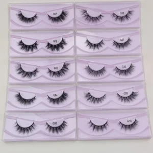 Mink Lashes 3D Short Mink Eyelashes Natural False Eyelashes Fake Lashes Makeup Mink Lashes Extension 10 13mm Eyelashes