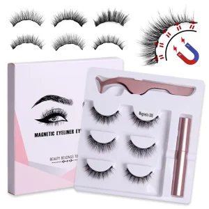 Mink Lashes Full Strip Eyelashes Lash Packaging Box Luxury Starter Extension Training Kit Eyelash Tool Set