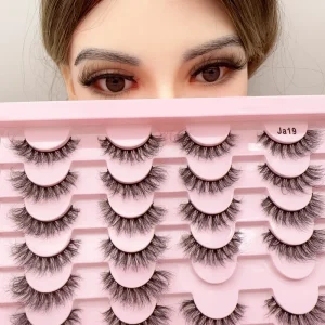 Mix 20Pairs 3D Mink Lashes False Eyelashes Fluffy Wispy Natural Eye Lash Mink Soft Eyelash Supplies Full Strip Lashes