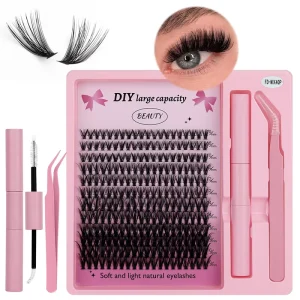 Mix 40D 60D 80D Natural for 10mm 16mm Length Thin Band Full Strip Eyelashes Combo Pack Strong Durable Cost Effectiveness