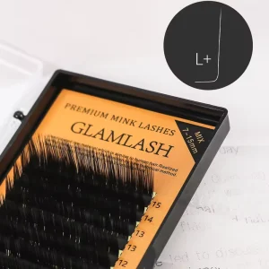 Mix 7-15mm 15-20mm 20-25mm Private Label Matte Black L L+ LC LD LU Shaped Lash Extension