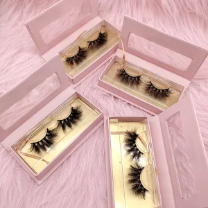 Mix 715mm Natural 3d Vegan Faux Mink Eyelashes Multi Pack Book Faux Mink Eyelash Vendors