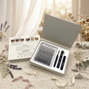 Mixed Lash Cluster Kit Custom Logo Cluster Lashes Kit Private Label