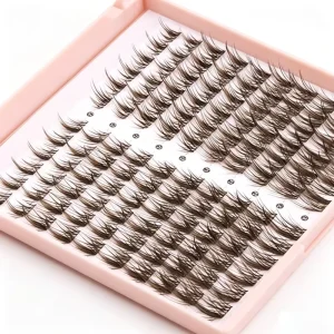 Moderate Sparse Volume Cluster Lashes Fresh Natural Look Cluster Lashes for Daily Commute and Casual Street Outfits