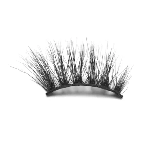 Most Popular Full Strip 3D Mink Eyelashes Custom Packaging Half Short Lashes