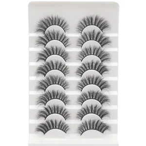 Multi Pairs Lashes Pack 4 5 7 8 10 Pairs Wispy Natural Look Full Strip Eyelashes Vendor