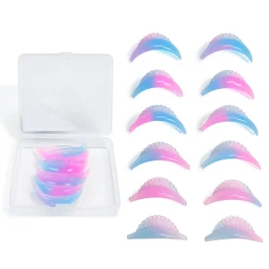 Multi colour Mixed Korean Lash Lift Shields Reusable Private Label Super Soft Eyelash Perming Rod Salon Eyelash Lift Pads