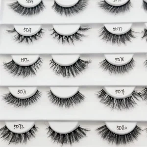 NEW Cost effective Faux Mink Lashes 100% Handmade Natural Style Full Strip Cruelty Free Eyelashes