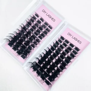 NEW TREND Eyelashes DIY Lashes Pre Cut Segment Self Grafting Eyelash Cluster 8 25mm Mixed Tray