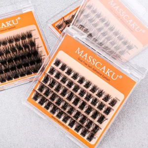 NO Glue Needed Individual Lashes Makeup Tools Self adhesive Glue Free False Eyelashes Natural Soft Lashes Private Label