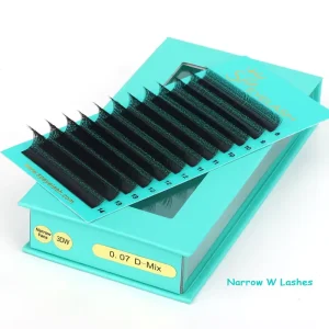 Narrow Fan CC D Curl 3D 4D 5D Narrow Clover Eyelashes Extensions YY W Shape Lashes Extension