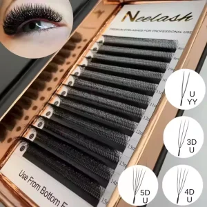 Narrow Korean PBT High Quality 7mm 16mm Fibras Tecnologicas Eyelashes YY W 3D 4D 5D 6D 8DW Thickness BC LD Insumos De Pestanas