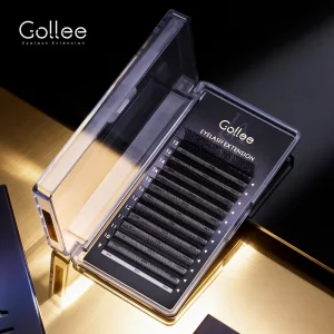Narrow YY 3D 4D Premium PBT Fiber Natural Matte Sparkle Easy Fan Lash Extension Soft Vegan Cruelty Free Handmade Eyelash