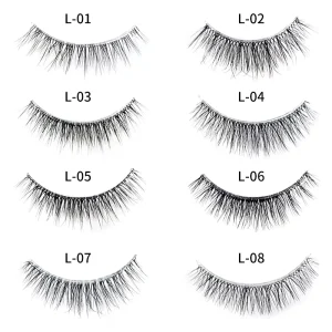 Natural 3D Eyelashes Mink Eyelash False 15mm Natural Eye Lashes Mink 15mm Eye Lashes False