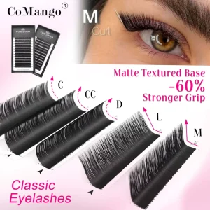 Natural Classic Individual Eyelashes 1 1 Realistic Lash Tips Ultra thin Soft Single Lash Extensions Bulk Supply