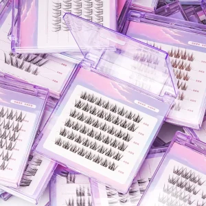 Natural Cluster Lashes Easy Wear Lash Cluster Private Pre Bond Eyelash Extension DIY Cluster Lashes
