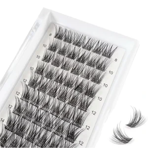 Natural Cluster Lashes Hand Made Individual Faux Mink DIY Lash Clusters Segment Fan Eyelashes Vendor