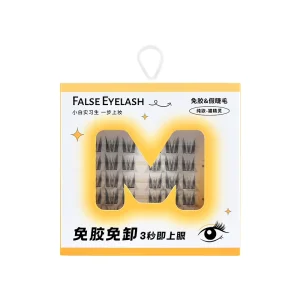 Natural Cruelty Free Clear Band Lashes Private Label Synthetic Lashes