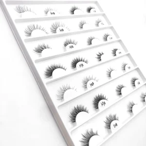 Natural Cruelty Free Clear Band Lashes Private Label Synthetic Lashes Wholesaler Strip Eyelashes Invisible Eyelashes Reusable